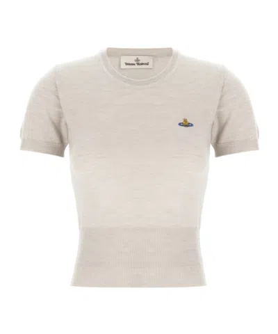 Vivienne Westwood Short-sleeved Pullover In Neutral
