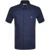 VIVIENNE WESTWOOD VIVIENNE WESTWOOD SHORT SLEEVED SHIRT NAVY