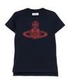 Vivienne Westwood Crew Neck Graphic Print Short Sleeve T-shirt In Black