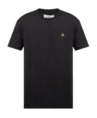 Vivienne Westwood Classic Orb T-shirt In Black