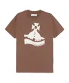 Vivienne Westwood Brown Sunken Orb Classic T-shirt In Brown