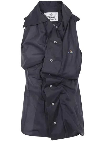 VIVIENNE WESTWOOD VIVIENNE WESTWOOD SHORT SLEEVES DRUNKEN SHIRT