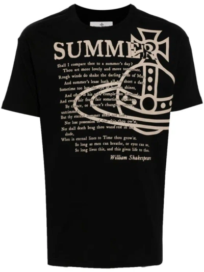 Vivienne Westwood Short Sleeves T-shirt In Black