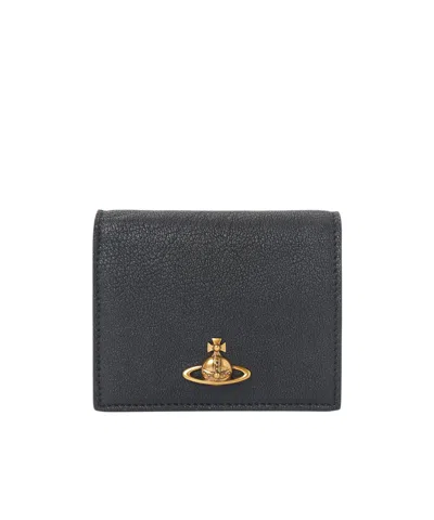 Vivienne Westwood Short Wallet In Black