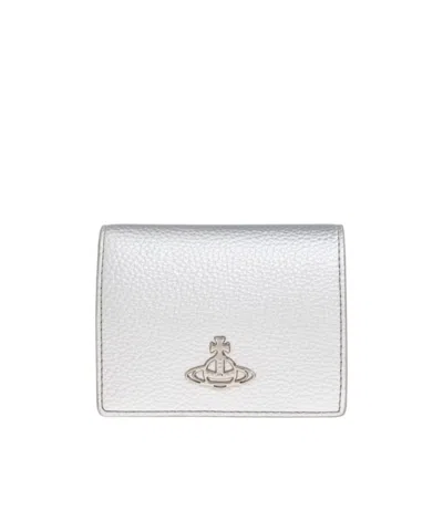 Vivienne Westwood Short Wallet In Silver