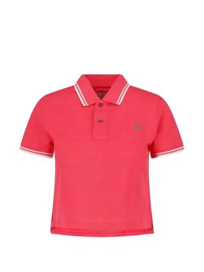 Vivienne Westwood Short-sleeve Polo Shirt In Red