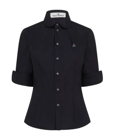 Vivienne Westwood Short-sleeved Shirt In Black