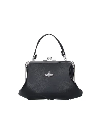 Vivienne Westwood Shoulder Bag "granny Frame" In Black