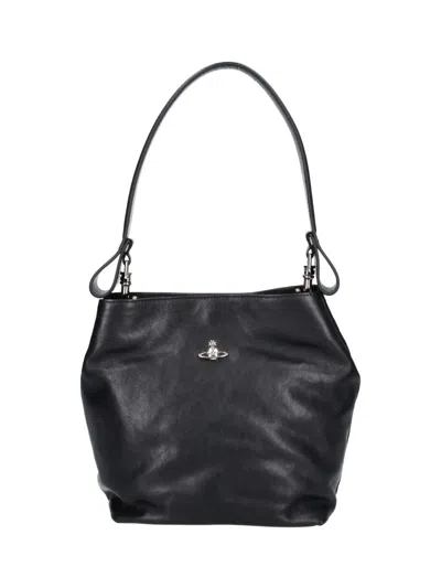 Vivienne Westwood Shoulder Bag "lottie" In Black