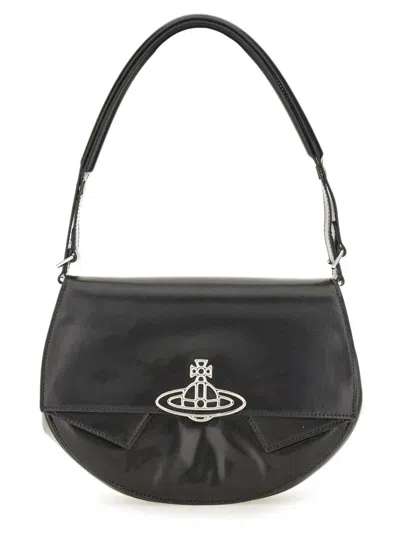 Vivienne Westwood Sadie Shoulder Bag In Black
