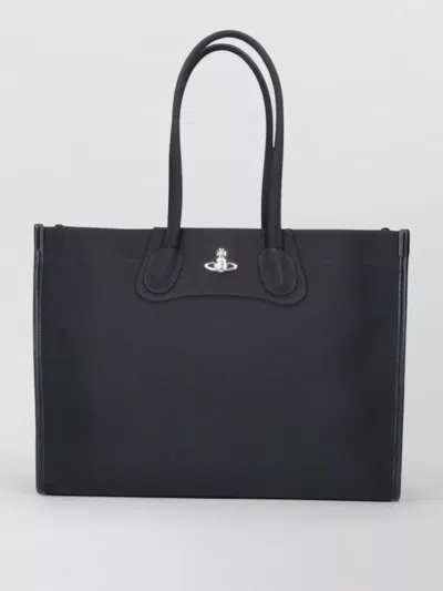 Vivienne Westwood Shoulder Bag Shopper Top Handles Design In Black