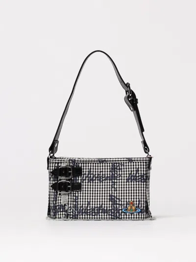 VIVIENNE WESTWOOD SHOULDER BAG VIVIENNE WESTWOOD WOMAN COLOR BLACK,G60410002