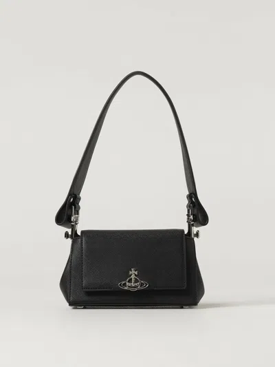VIVIENNE WESTWOOD SHOULDER BAG VIVIENNE WESTWOOD WOMAN COLOR BLACK,H20643002