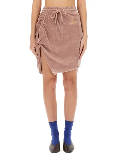 VIVIENNE WESTWOOD "SIDE PANTHER" MINI SKIRT