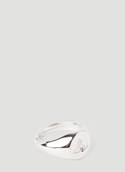 Vivienne Westwood Sigillo Ring In Silver
