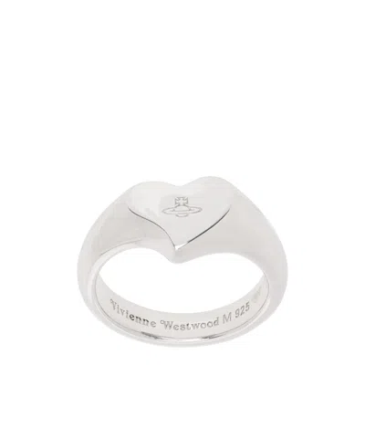 Vivienne Westwood Signet Ring In White