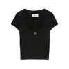 Vivienne Westwood Micro Lollo T-shirt Cotton Black M Women In Black
