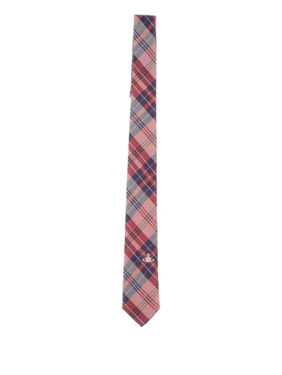 Vivienne Westwood Silk Tie In Multi