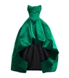 Vivienne Westwood Silk Victoria Gown In Green