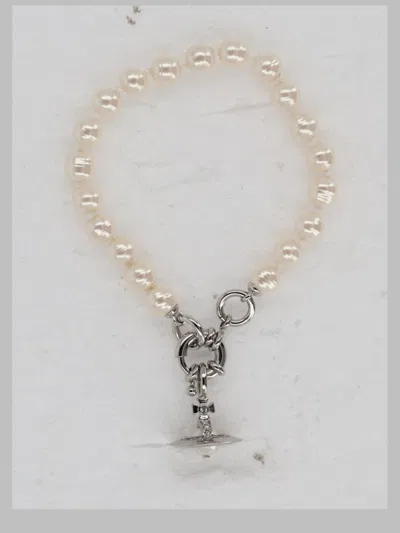 Vivienne Westwood Mini Statement Bracelet In Metallic