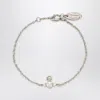 Vivienne Westwood Silver Balbina Bracelet With Pearl In Silver