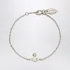 Vivienne Westwood Silver Balbina Bracelet With Pearl In Metallic