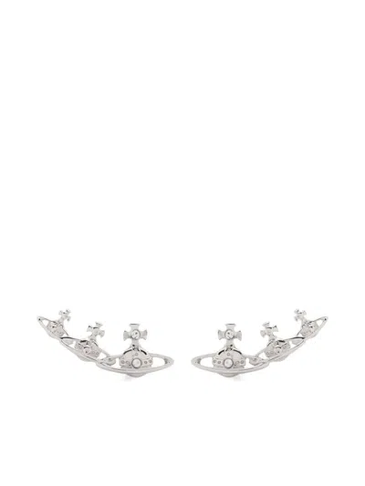 VIVIENNE WESTWOOD SILVER CANDY EARRINGS