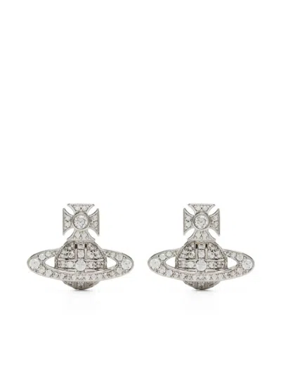 Vivienne Westwood Silver Carmela Earrings In Not Applicable