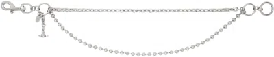 Vivienne Westwood Silver Chain Belt In Gold