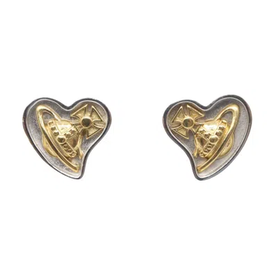 Vivienne Westwood Silver Earrings In Gold