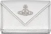 Vivienne Westwood Silver Envelope Billfold Wallet In Silver