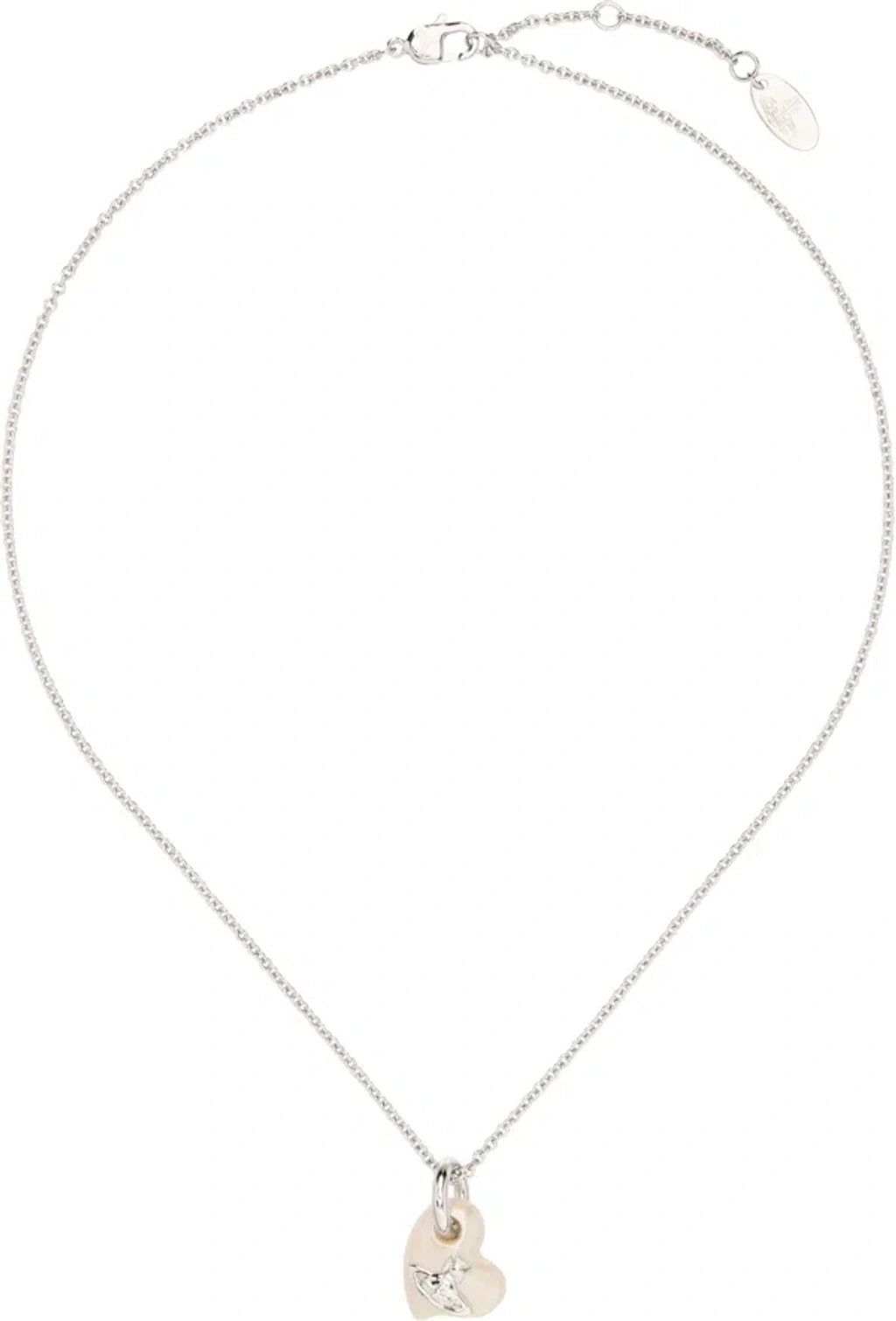 Vivienne Westwood Silver Florentia Pendant Necklace In P103