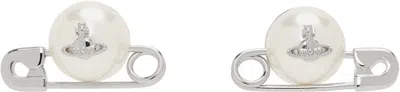 Vivienne Westwood Silver Jordan Earrings In Aw24-p154