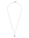 Vivienne Westwood Silver Lee Orb Pendant Necklace In Metallic