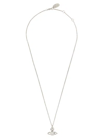 Vivienne Westwood Silver Lee Orb Pendant Necklace In Metallic
