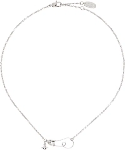 Vivienne Westwood Silver Maxima Pendant Necklace In Ss25-p019