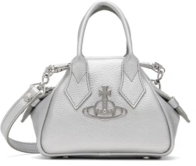 Vivienne Westwood Silver Mini Yasmine Bag
