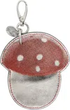Vivienne Westwood Silver Mushroom Charm Keychain In Ss25-p304