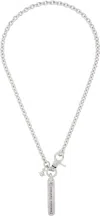Vivienne Westwood Silver Orpheus Pendant Necklace In Ss25-p156