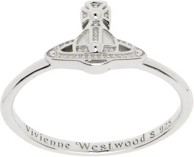 Vivienne Westwood Silver Oslo Ring In Ss22-p019