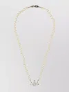 Vivienne Westwood Silver-plated Orb Pendant Pearl Necklace