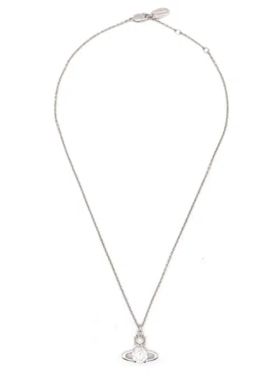 Vivienne Westwood Silver Reina Pendant Necklace