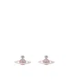Vivienne Westwood Silver Small Neo Bas Relief Earrings In Silver