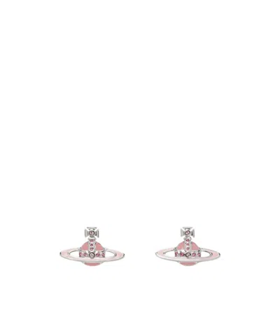 Vivienne Westwood Silver Small Neo Bas Relief Earrings