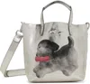 Vivienne Westwood Silver Small Studio Shopper Tote In Ss25-p303