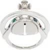 Vivienne Westwood Silver Solid Orb Ring In Aw24-p019