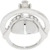 Vivienne Westwood Silver Solid Orb Ring In Ss25-p116