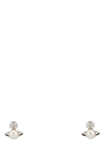 Vivienne Westwood Silver Stud Earrings