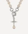 Vivienne Westwood Silver-tone Aleksa Pendant Necklace In Silver