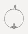 Vivienne Westwood Silver-tone Carmela Bas Relief Bracelet